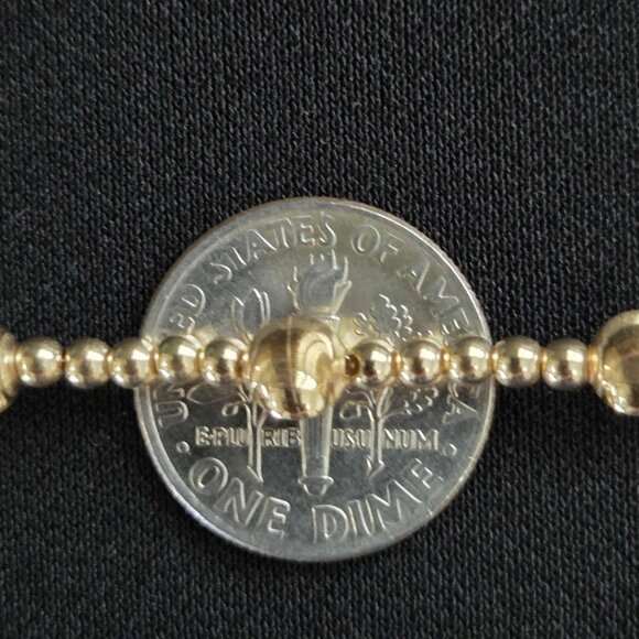 Ball bracelet 18k real gold - Picture 8 of 16